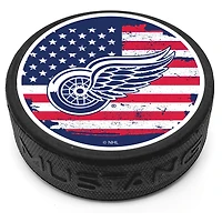 Detroit Red Wings Patriot Puck