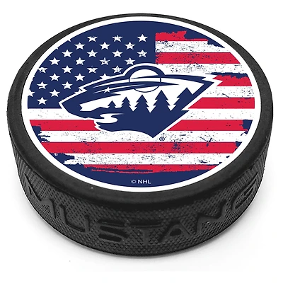 Minnesota Wild Patriot Puck
