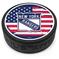 New York Rangers Patriot Puck