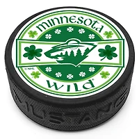 Minnesota Wild St. Patrick's Day Puck