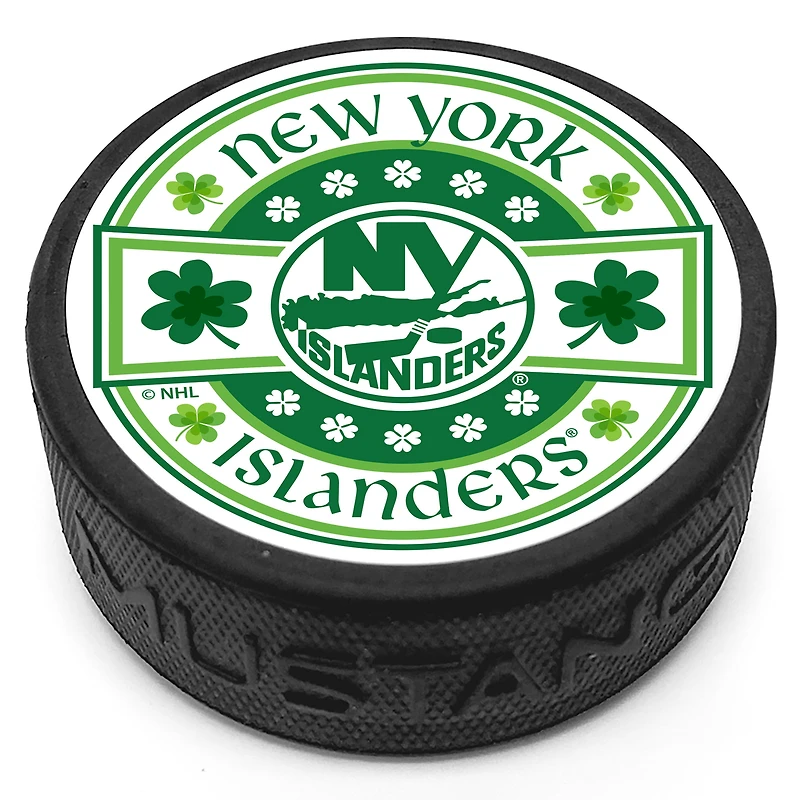 New York Islanders St. Patrick's Day Puck