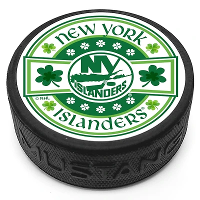 New York Islanders St. Patrick's Day Puck