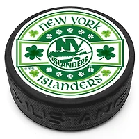 New York Islanders St. Patrick's Day Puck