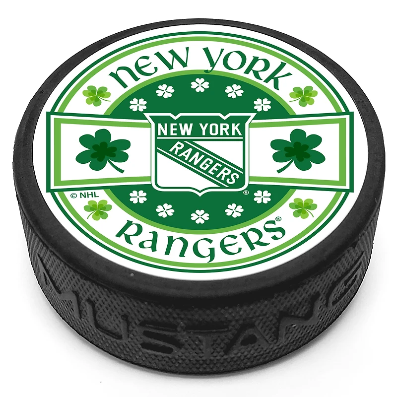 New York Rangers St. Patrick's Day Puck