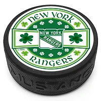 New York Rangers St. Patrick's Day Puck