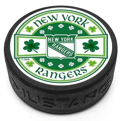 New York Rangers St. Patrick's Day Puck