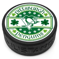 Pittsburgh Penguins St. Patrick's Day Puck
