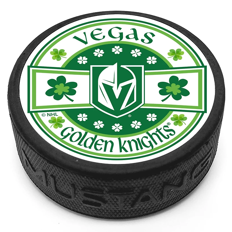 Vegas Golden Knights St. Patrick's Day Puck