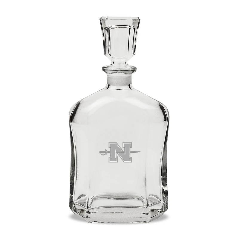 Nicholls State Colonels Team Design 23.75oz. Crystal Whiskey Decanter