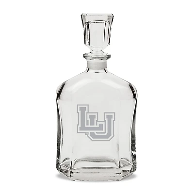 Lamar Cardinals Team Design 23.75oz. Crystal Whiskey Decanter