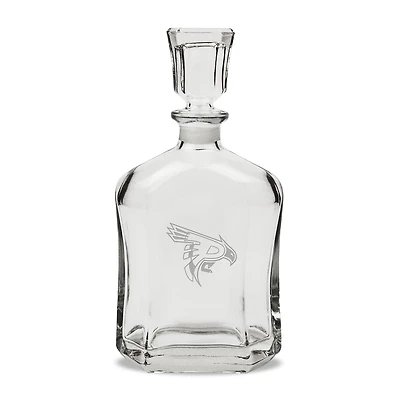 Pierce College Raiders Team Design 23.75oz. Crystal Whiskey Decanter