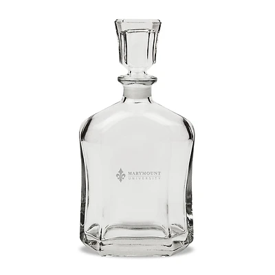Marymount Saints Team Logo 23.75oz. Crystal Whiskey Decanter