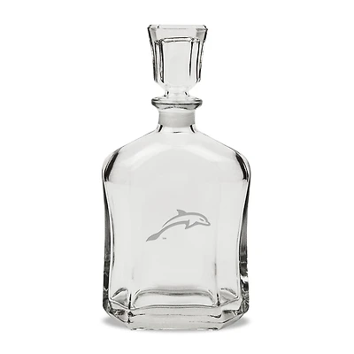 JU Dolphins Team Design 23.75oz. Crystal Whiskey Decanter