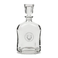 Milton Academy Mustangs Team Design 23.75oz. Crystal Whiskey Decanter