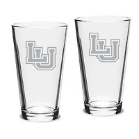 Lamar Cardinals Team Design Two-Piece 16oz. Classic Pub Glass Set