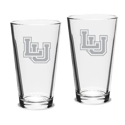 Lamar Cardinals Team Design Two-Piece 16oz. Classic Pub Glass Set