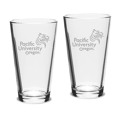 Pacific Boxers Team Design Two-Piece 16oz. Classic Pub Glass Set