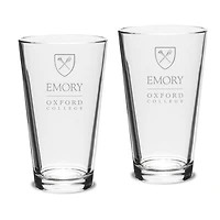 Oxford College Team Design Two-Piece 16oz. Classic Pub Glass Set