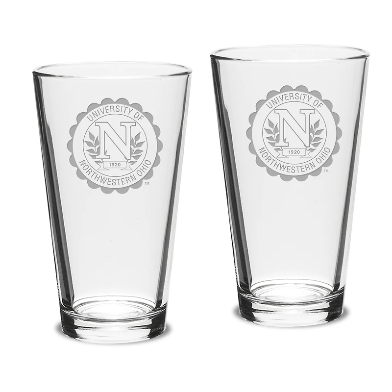 Northwestern Ohio Racers Team Graphic Two-Piece 16oz. Classic Pub Glass Set