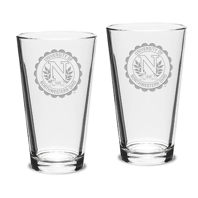 Northwestern Ohio Racers Team Graphic Two-Piece 16oz. Classic Pub Glass Set