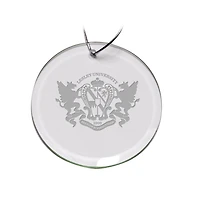 Lesley Lynx Primary Logo 3'' Round Glass Ornament