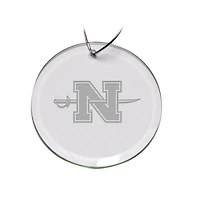 Nicholls State Colonels Primary Logo 3'' Round Glass Ornament