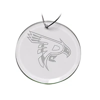 Pierce College Raiders Primary Logo 3'' Round Glass Ornament