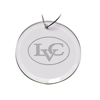 Lebanon Valley College Primary Logo 3'' Round Glass Ornament