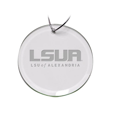 LSUA Generals Primary Logo 3'' Round Glass Ornament