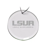 LSUA Generals Primary Logo 3'' Round Glass Ornament