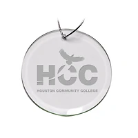 Houston Community College Primary Logo 3'' Round Glass Ornament