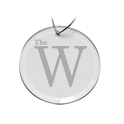 Mississippi University for Women Owls Primary Logo 3'' Round Glass Ornament