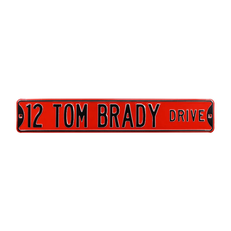 Tom Brady Tampa Bay Buccaneers 36'' x 6'' Player Steel Street Sign