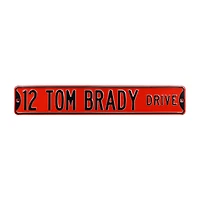 Tom Brady Tampa Bay Buccaneers 36'' x 6'' Player Steel Street Sign