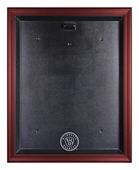 Milwaukee Brewers Mahogany Framed 2020-Present Logo Jersey Display Case
