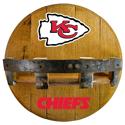 Imperial Kansas City Chiefs 21'' Reclaimed Oak Bar Shelf