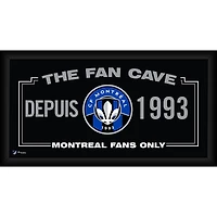 CF Montreal Framed 10" x 20" Fan Cave Collage