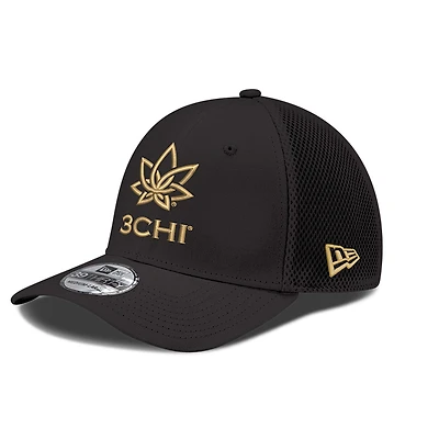 Men's New Era Black Kyle Busch 39THIRTY 3CHI NEO Flex Hat