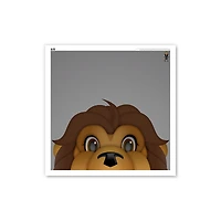 Los Angeles Kings 12'' x 12'' Minimalist Mascot Poster Print