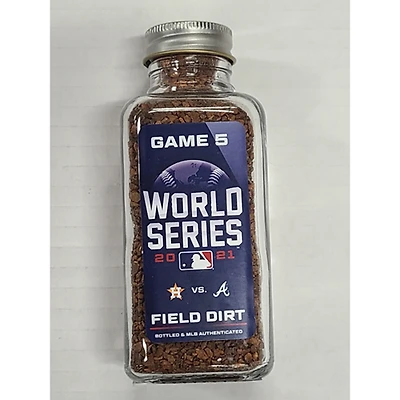2021 World Series Game 5 Game-Used Dirt Jar Houston Astros vs Atlanta Braves