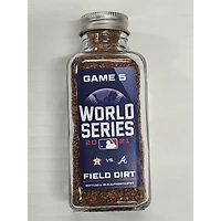 2021 World Series Game 5 Game-Used Dirt Jar Houston Astros vs Atlanta Braves
