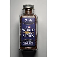 2022 World Series Game Game-Used Dirt Jar Philadelphia Phillies vs Houston Astros