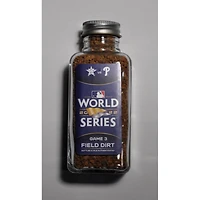 2022 World Series Game Game-Used Dirt Jar Houston Astros vs Philadelphia Phillies