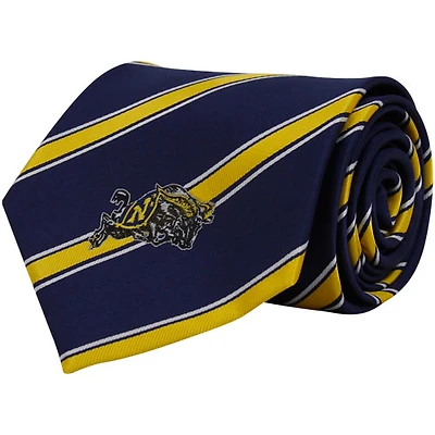Men's Navy Midshipmen Woven Poly Tie