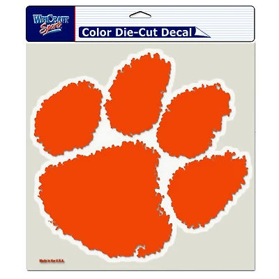 WinCraft Clemson Tigers 8" x 8" Color Car Decal