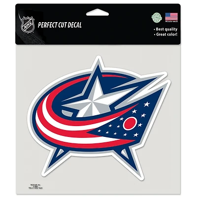 WinCraft  Columbus Blue Jackets 8" x 8" Color Car Decal