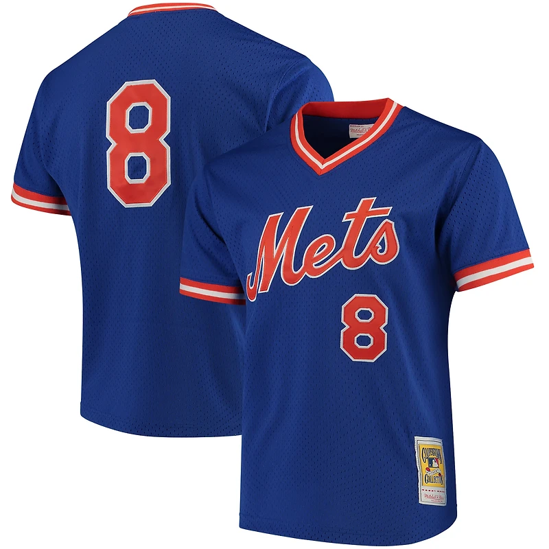 Men's Mitchell & Ness Gary Carter Royal New York Mets Authentic Batting Practice Jersey