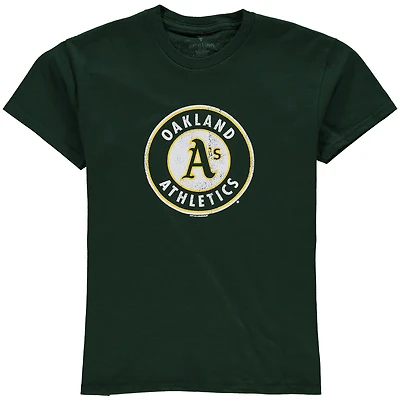 Athletics Youth Distressed Logo T-Shirt - Green