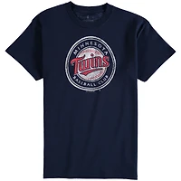 Minnesota Twins Youth Distressed Logo T-Shirt - Navy Blue