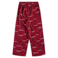 Preschool Cardinal Arizona Cardinals Allover Logo Flannel Pajama Pants